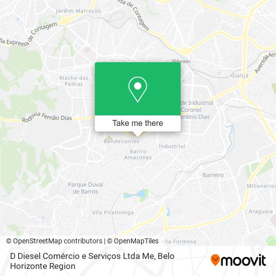 D Diesel Comércio e Serviços Ltda Me map