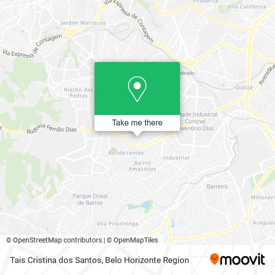 Tais Cristina dos Santos map