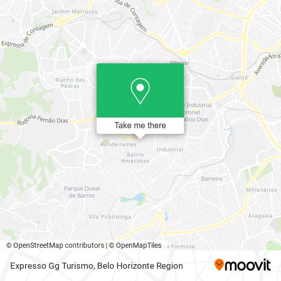 Expresso Gg Turismo map