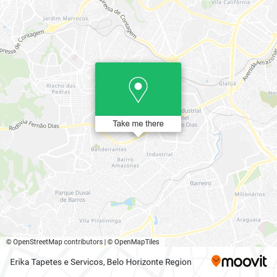Erika Tapetes e Servicos map