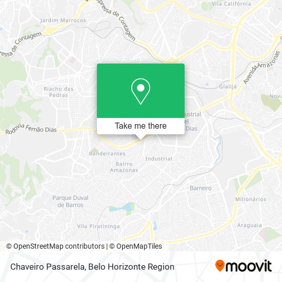 Chaveiro Passarela map