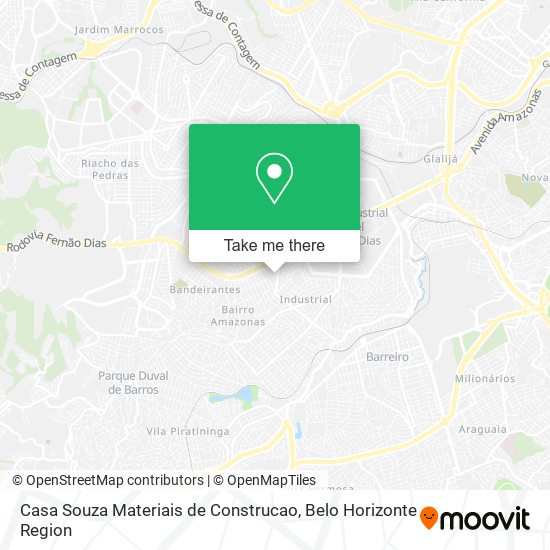 Casa Souza Materiais de Construcao map