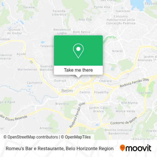 Romeu's Bar e Restaurante map