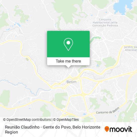 Reunião Claudinho - Gente do Povo map