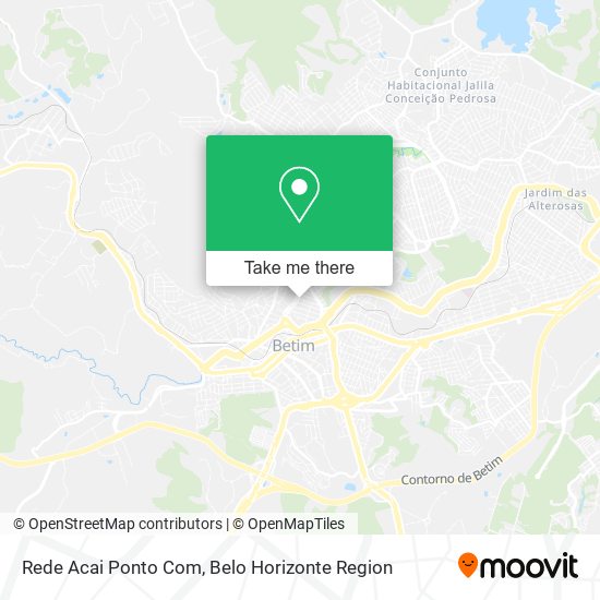 Rede Acai Ponto Com map