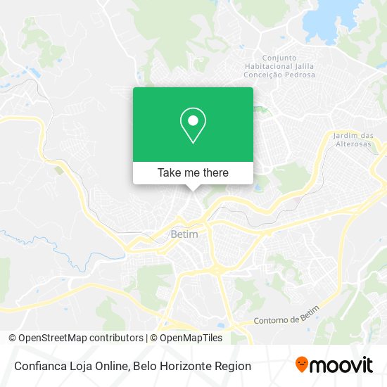 Confianca Loja Online map