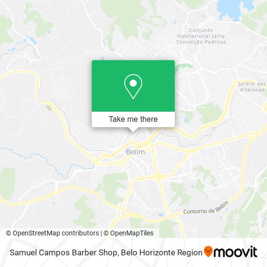 Samuel Campos Barber Shop map