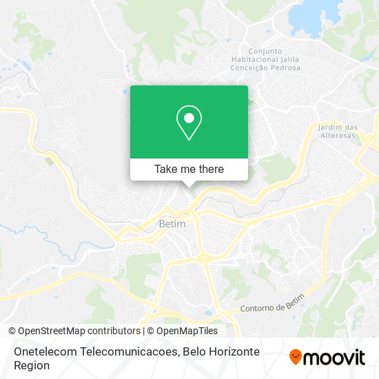 Onetelecom Telecomunicacoes map