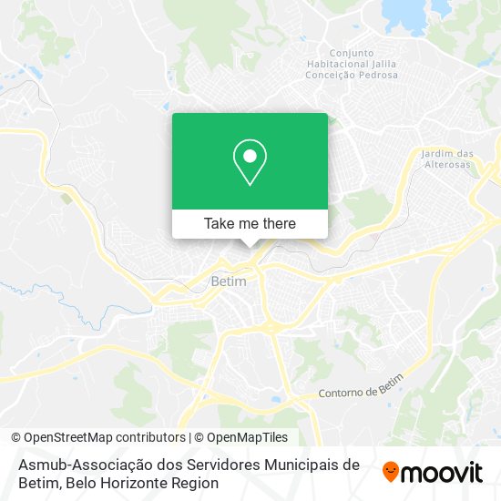 Asmub-Associação dos Servidores Municipais de Betim map