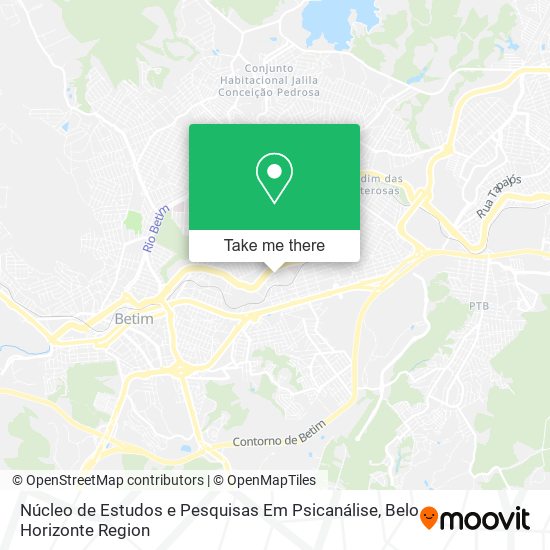 Núcleo de Estudos e Pesquisas Em Psicanálise map