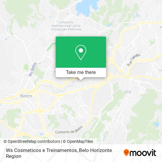 Ws Cosmeticos e Treinamentos map