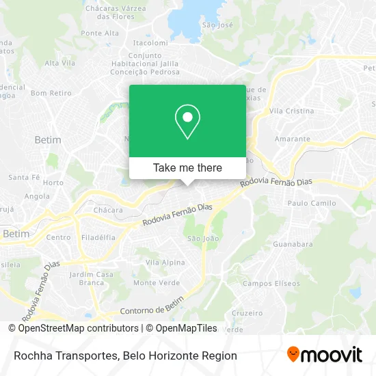 Rochha Transportes map