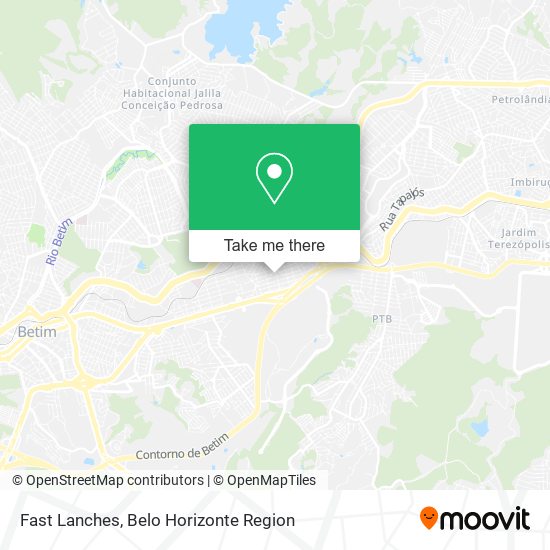 Fast Lanches map