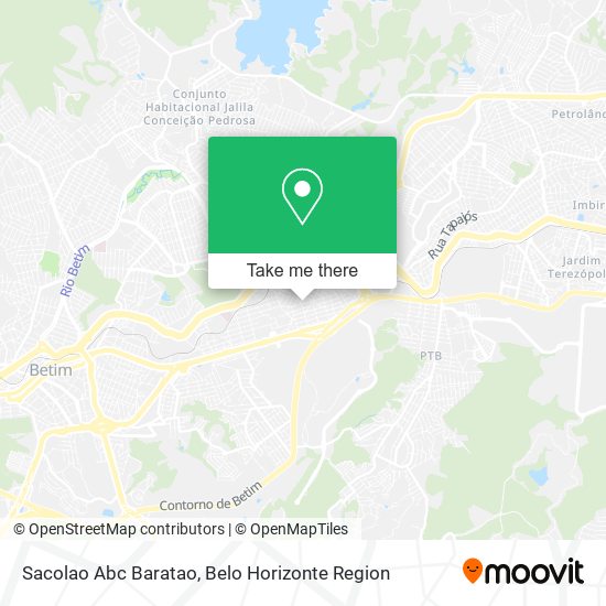 Sacolao Abc Baratao map