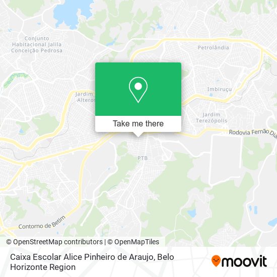 Caixa Escolar Alice Pinheiro de Araujo map