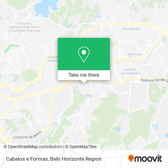 Cabelos e Formas map