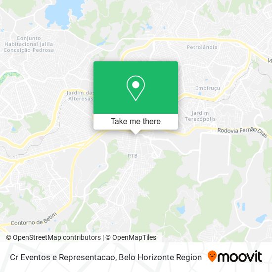 Cr Eventos e Representacao map
