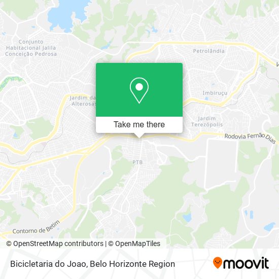 Bicicletaria do Joao map