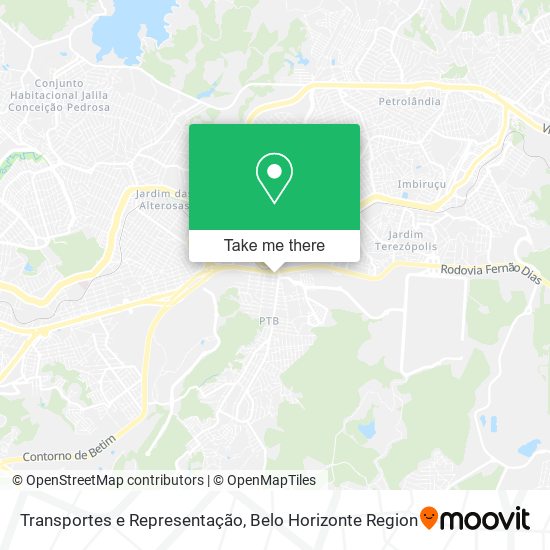 Transportes e Representação map