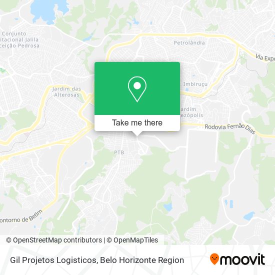 Gil Projetos Logisticos map
