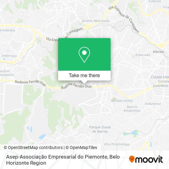 Asep-Associação Empresarial do Piemonte map