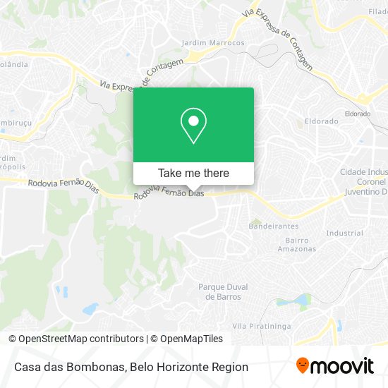 Casa das Bombonas map