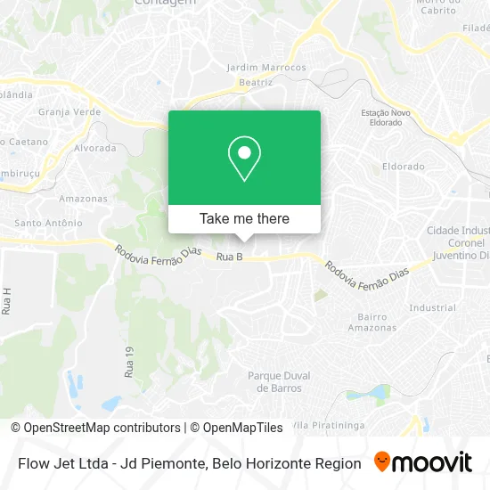 Flow Jet Ltda - Jd Piemonte map