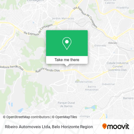 Ribeiro Automoveis Ltda map