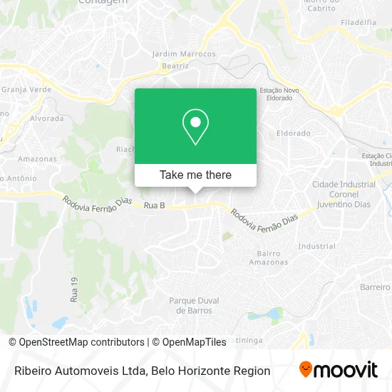 Ribeiro Automoveis Ltda map