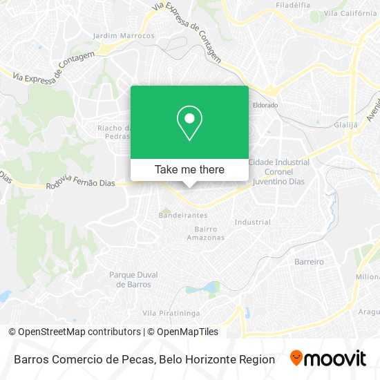 Barros Comercio de Pecas map