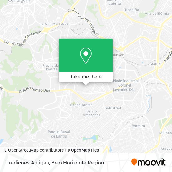 Tradicoes Antigas map