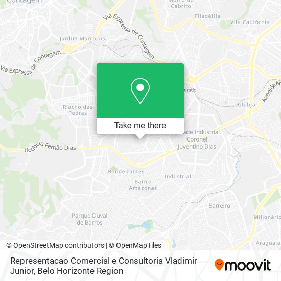 Representacao Comercial e Consultoria Vladimir Junior map