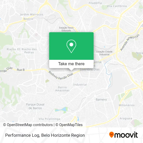 Performance Log map