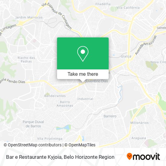 Bar e Restaurante Kyjoia map