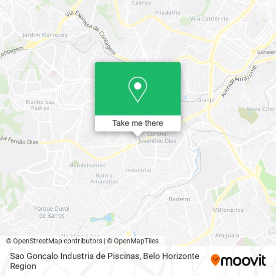 Sao Goncalo Industria de Piscinas map