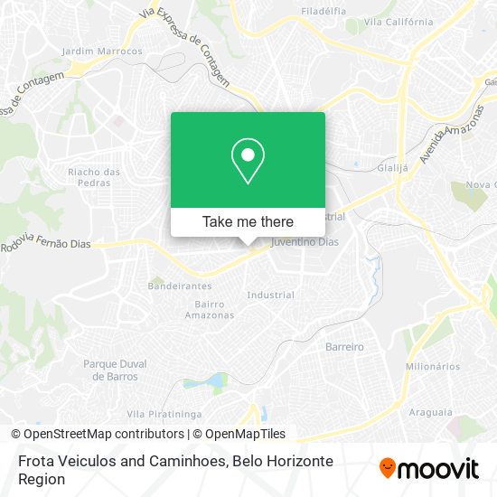 Frota Veiculos and Caminhoes map
