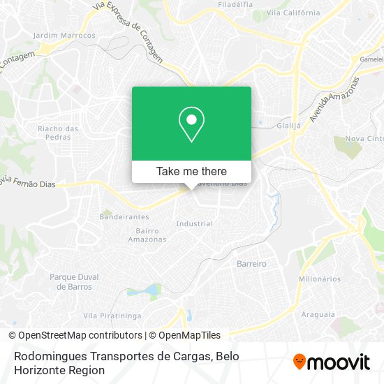 Rodomingues Transportes de Cargas map