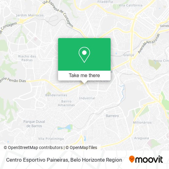 Centro Esportivo Paineiras map
