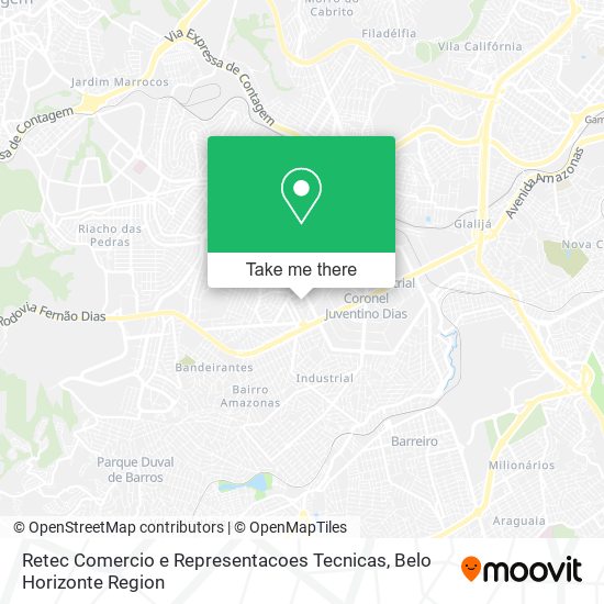 Retec Comercio e Representacoes Tecnicas map