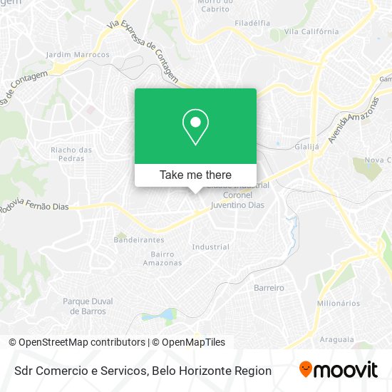 Sdr Comercio e Servicos map