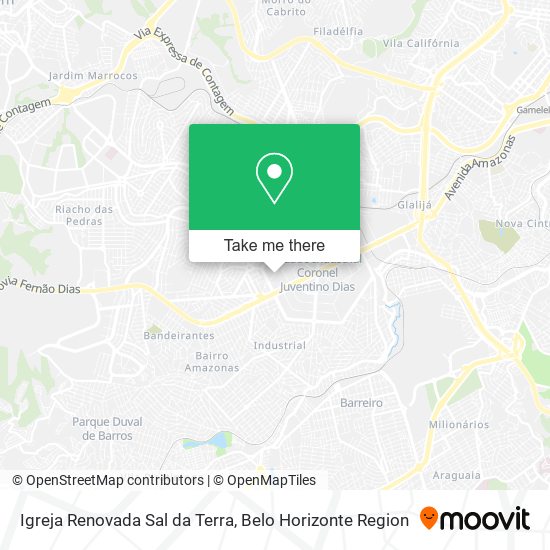 Igreja Renovada Sal da Terra map