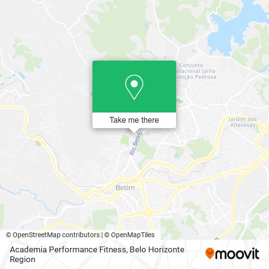 Academia Performance Fitness map