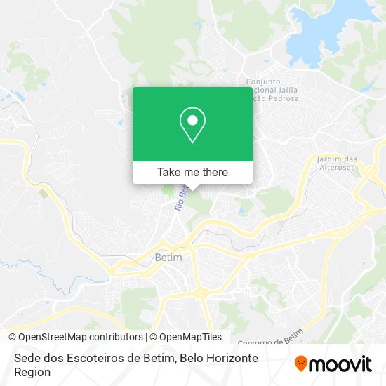 Sede dos Escoteiros de Betim map
