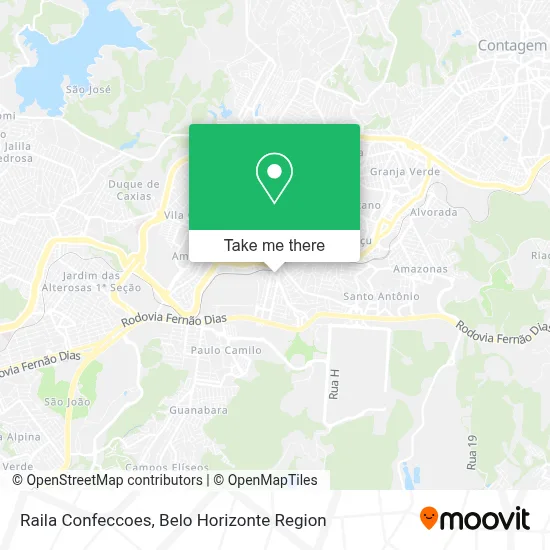 Raila Confeccoes map