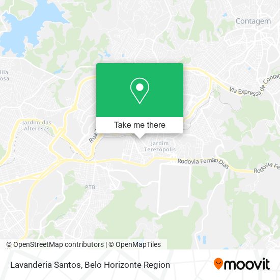 Lavanderia Santos map