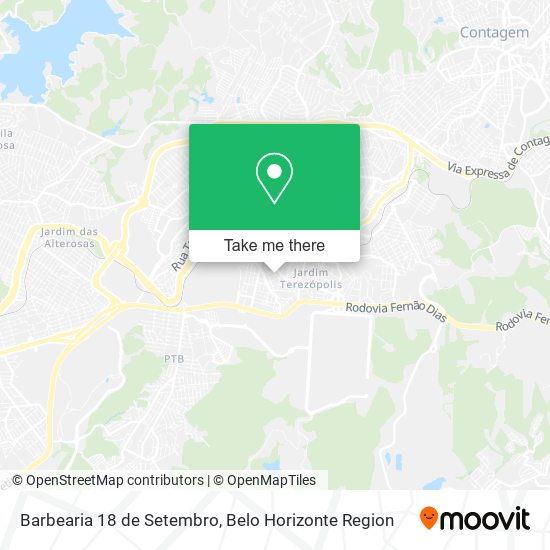 Barbearia 18 de Setembro map