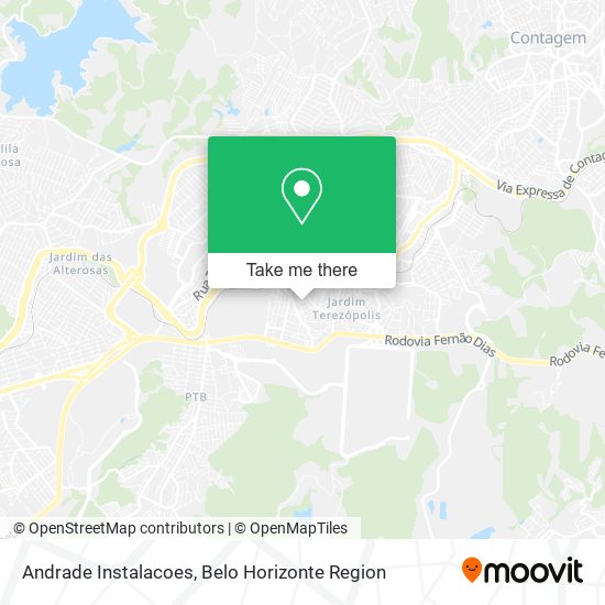 Andrade Instalacoes map
