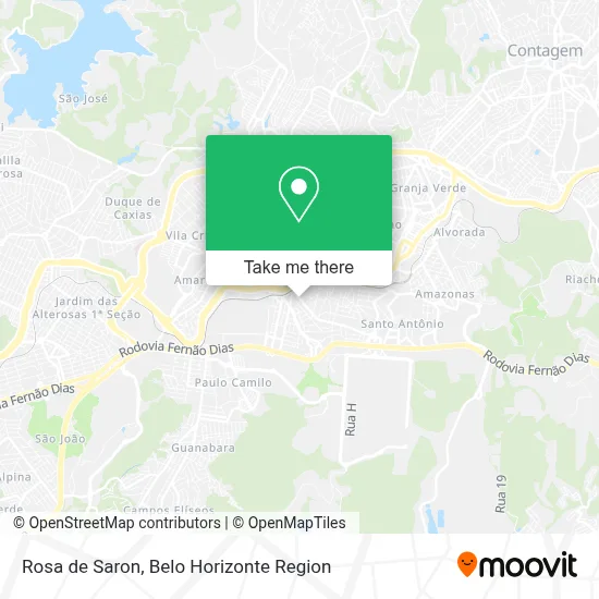 Rosa de Saron map