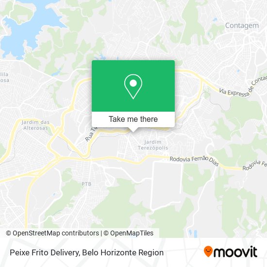 Peixe Frito Delivery map