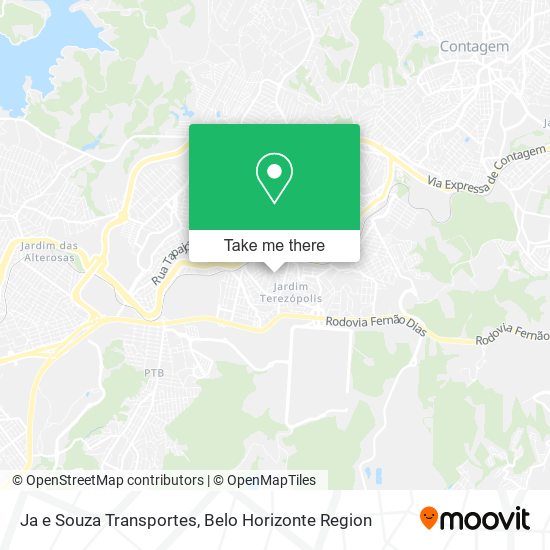Ja e Souza Transportes map